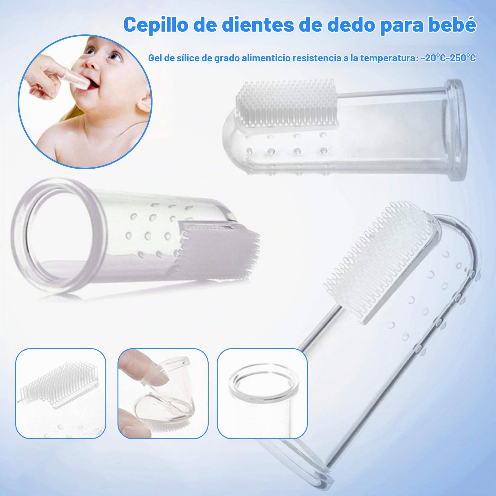Set para Cuidado del Bebé HyAdierTech 13 piezas Conjunto de Aseo para Bebés Cuidado, Kit de Aseo Nail Clipper Tijeras Cepillo de Pelo Peine Manicura Termómetro, Perfecto para Recién Nacido (Azul)
