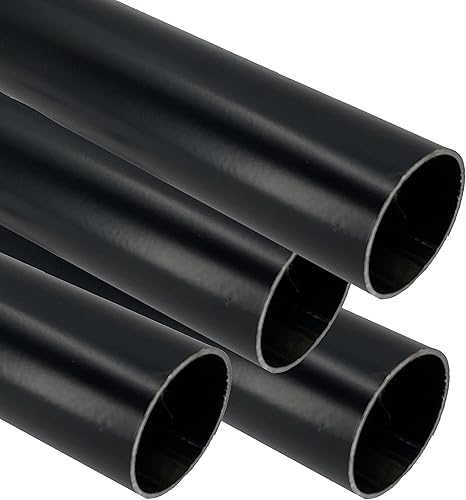 Bridas de soporte para barra de armario con pasador trasero  Enchufes de extremo de poste de ropa resistentes de 1.260 in para armarios  Negro mate