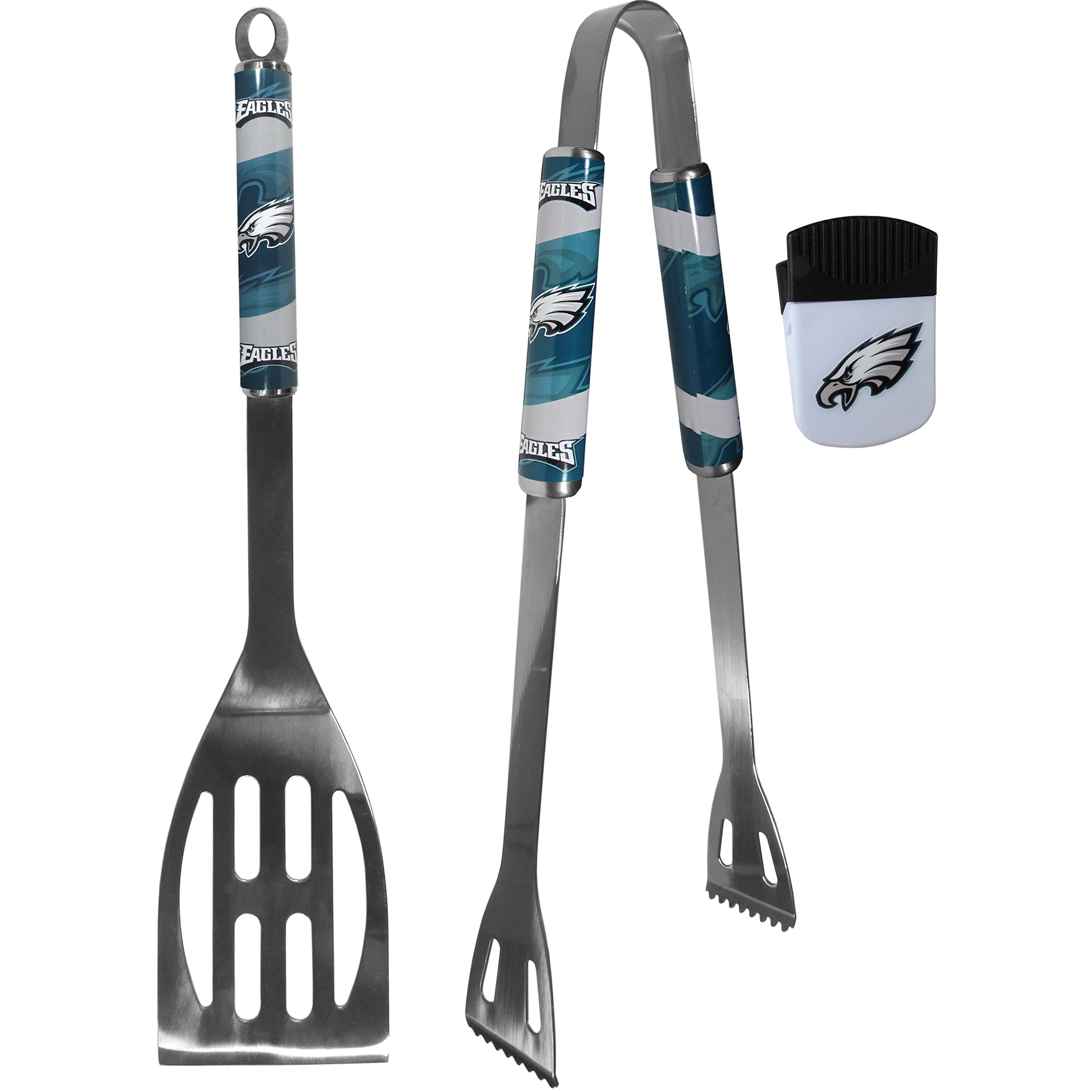 Siskiyou Sports NFL Detroit Lions Unisex 2 pc BBQ Set and Chip Clip, Team Colors, One Size (F2BQ105PMC)-image-43