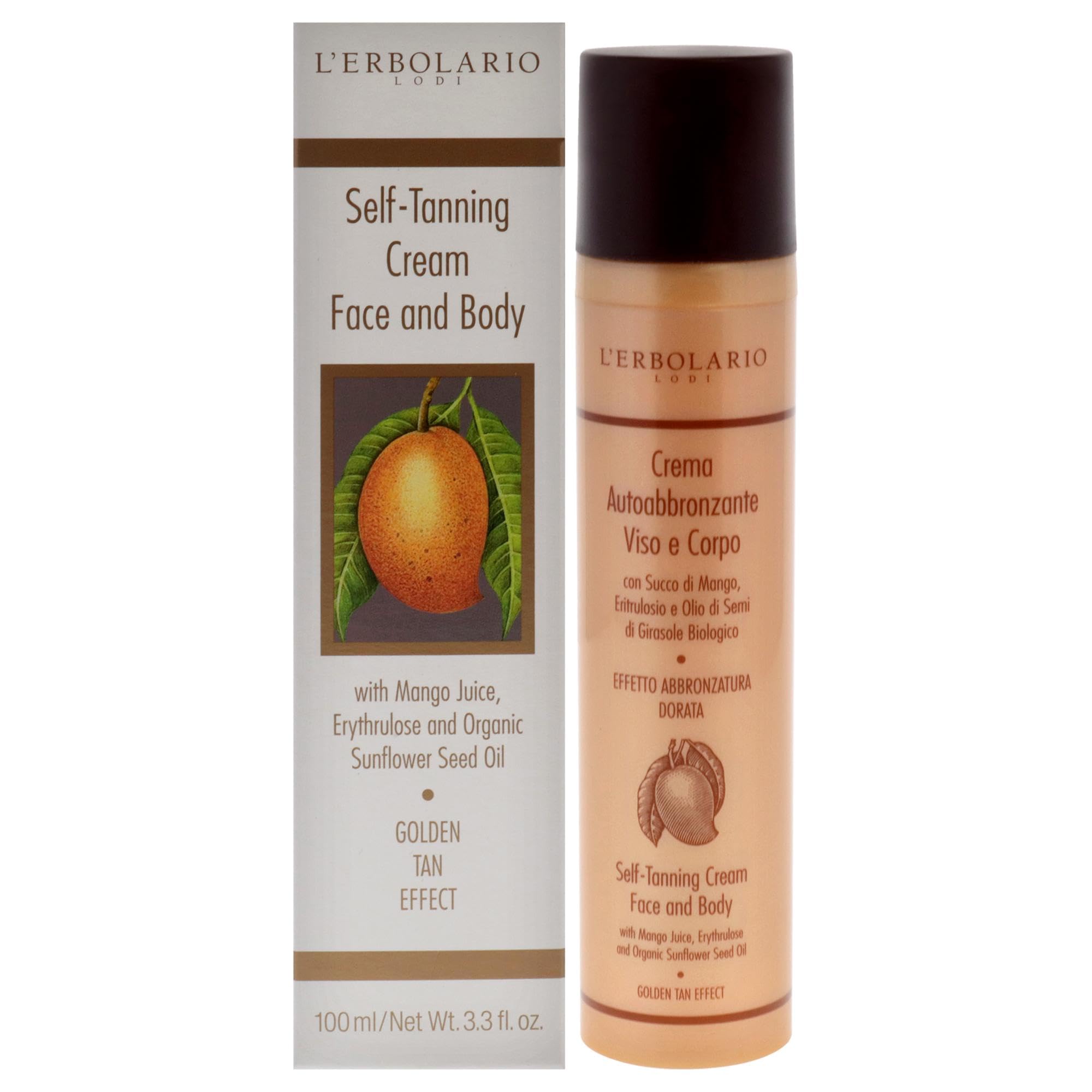 L'erbolario Estándar L 'Erbolario Selbstbräuner Crema Para Cara Y Cuerpo, 1Er Pack (1 X 100 Ml)