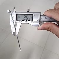 Vista 2 de TVLAR Radios de acero para bicicletasacero inoxidable, 37 piezas, 12G, diámetro 0.102 in, material 45 # acero J-Bend igual diámetro cilindro cuerpo