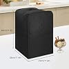 Funda para máquina de helado, impermeable y a prueba de polvo, material de nylon 600D, compatible con Ninja CREAMi Deluxe NC501/NC301/NC299 AMZ (negro) 7