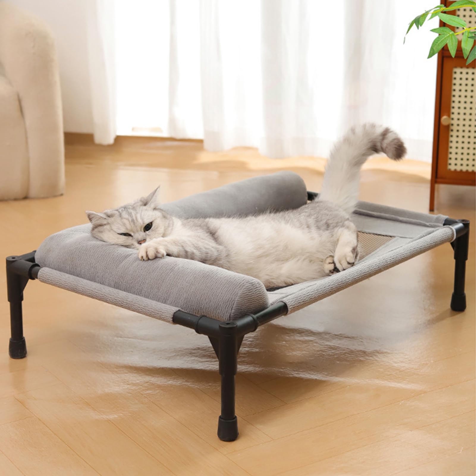 Erhöhtes Hundebett Atmungsaktives Erhöhtes Hundebett Mit Kühlfunktion | Hundezubehör Für , , Ausruhen Im Garten, Zuhause, Wohnzimmer, Schlafzimmer, Auto, Büro Und Draußen