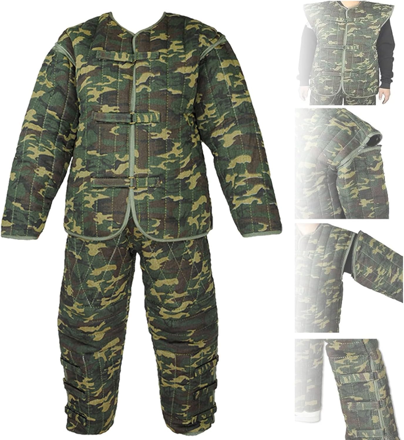 CHROX Anti-Dog Bite Jumpsuit,Training Dog Protective Clothing, Thickened Anti-Tear Bite Police Dog Training Bite Suit for Medium Large Dogs Bite Training