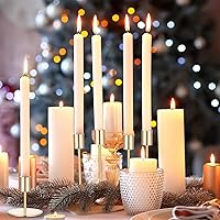 Vista 7 de Sieral Portavelas a Granel Portavelas Cónicos Juego de Candelabros Modernos Decorativos de Metal para Boda Aniversario Hogar Mesa de Comedor Centro