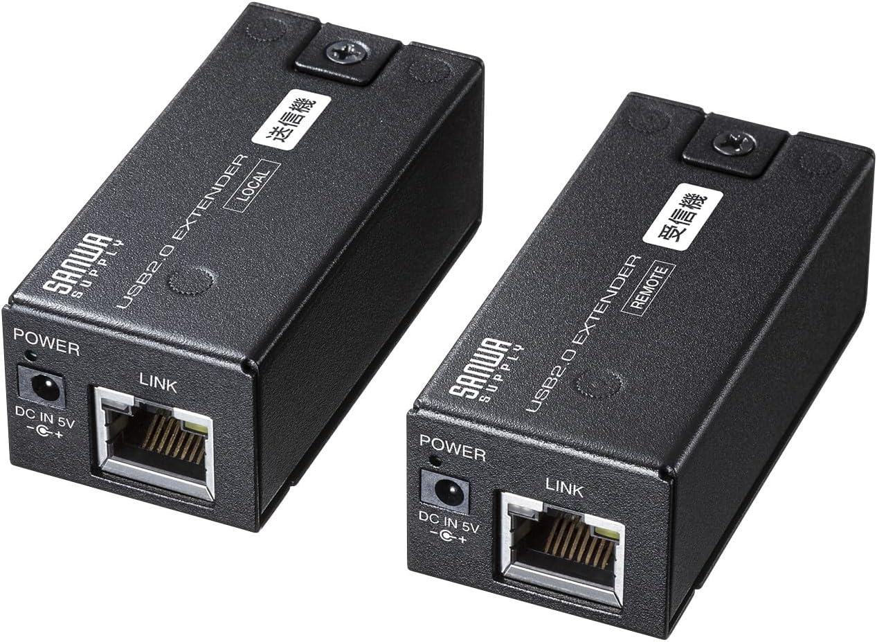 Sanwa Supply USB 2.0 Extender (150m Extender, 1 Port) USB-EXSET5