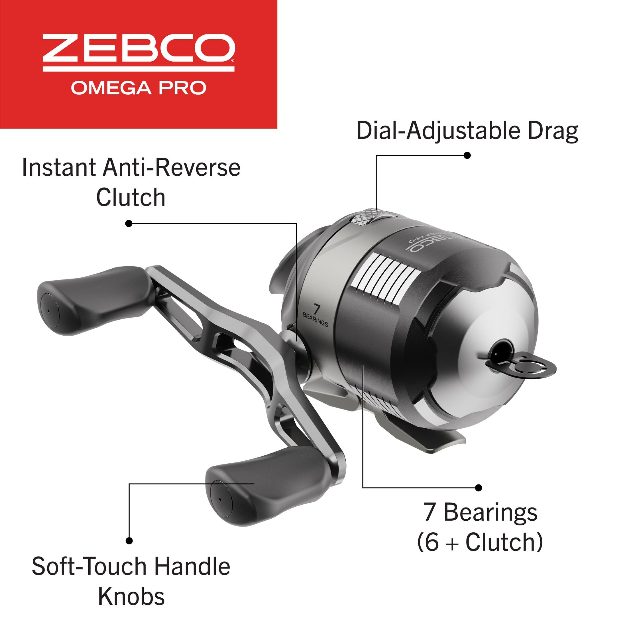 Amazon | Zebco (ゼブコ) Omega Pro スピンキャスト フィッシング