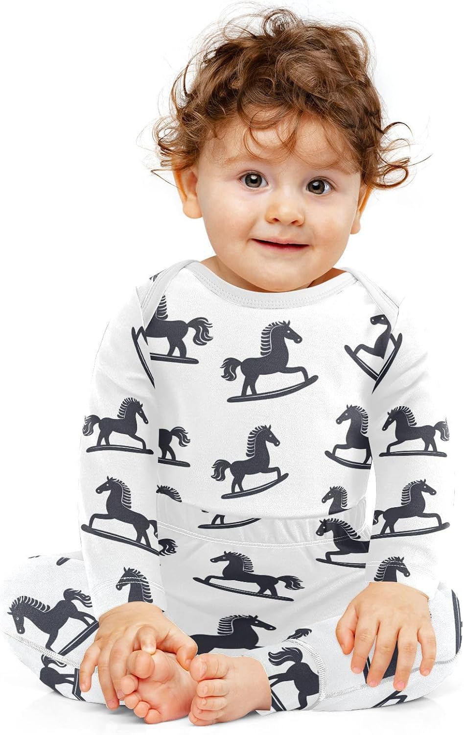 vvfelixl Baby Bodysuits Pants Sets Bernese Mountain Dog Long Sleeve Baby Clothes For Boys Girls 0-24 Months Puppy
