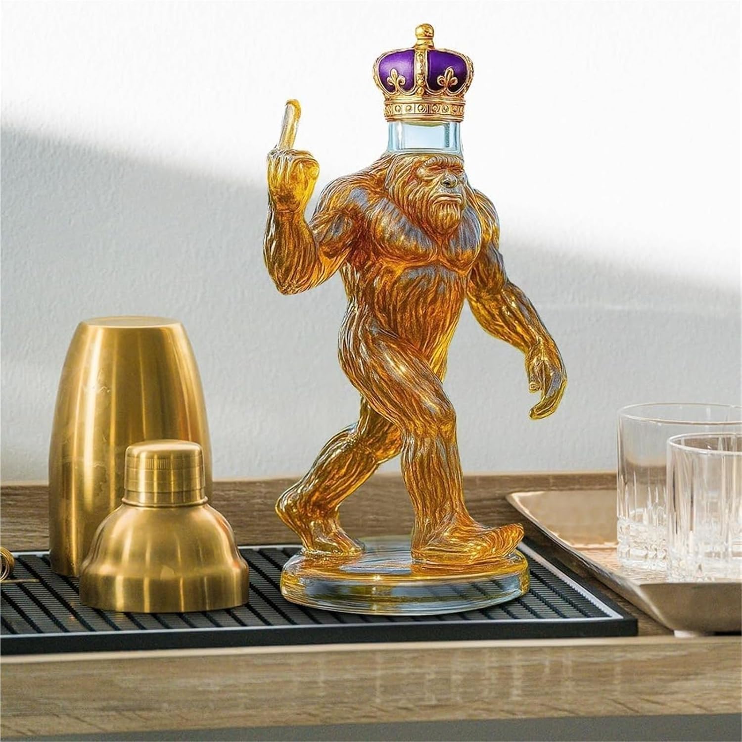 ウイスキーボト 置物 彫像 - 300ML ウィスキ一デカンタ、ウイスキー