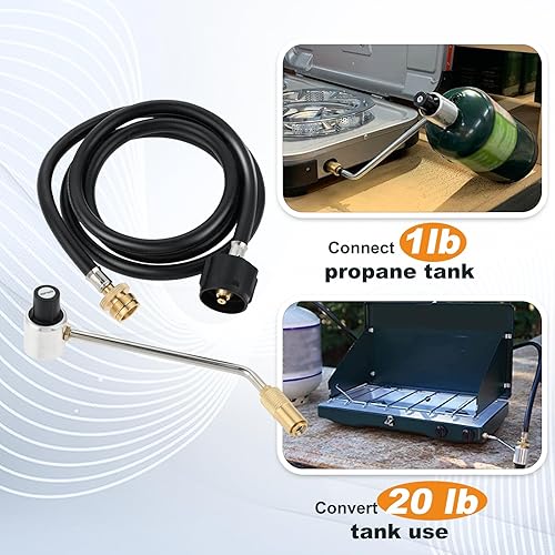 Miniatura 6 de Lemfema Regulador de gas propano 5430 Reemplazo del regulador de presión de la estufa para estufas de propano Coleman, accesorios de regulador de