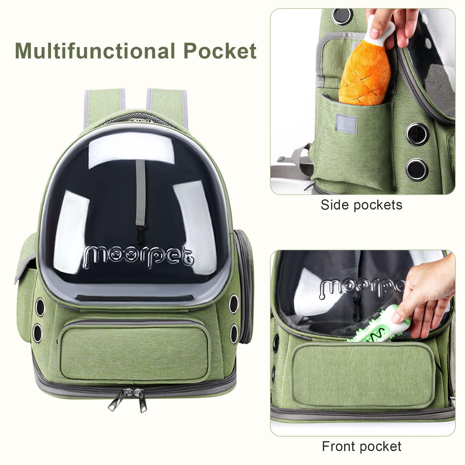 Amazon.com : Cat Backpack Carrier, Breathable Cat Carrier Large