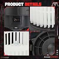 Vista 4 de MAYASAF 700285 Conjunto de motor de ventilador HVAC con jaula de ventilador para Nissan 2012 2013 2014 2015 2016 2017 2018 2019 Versa, para Versa