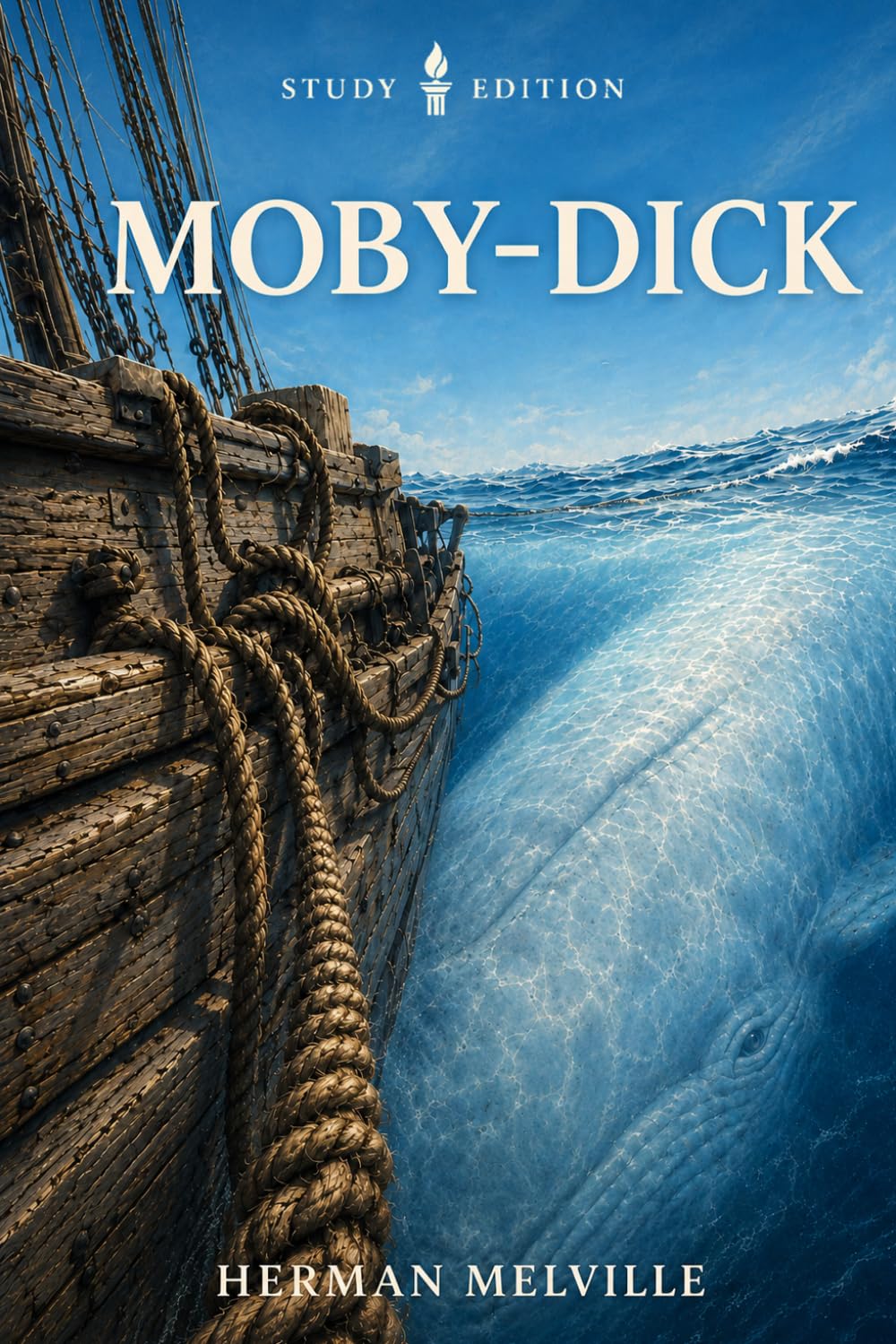 Moby-Dick (TritonLit Annotated Classics): The Definitive Annotated Edition — Chapter-by-Chapter Analysis, Context, Themes, Critics, and Visual Brilliance