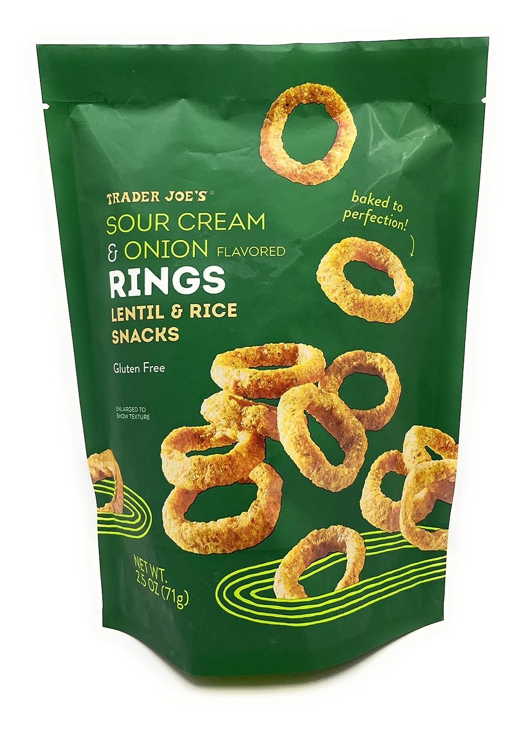 Trader Joe's Sour Cream & Onion Flavored Rings, Lentil