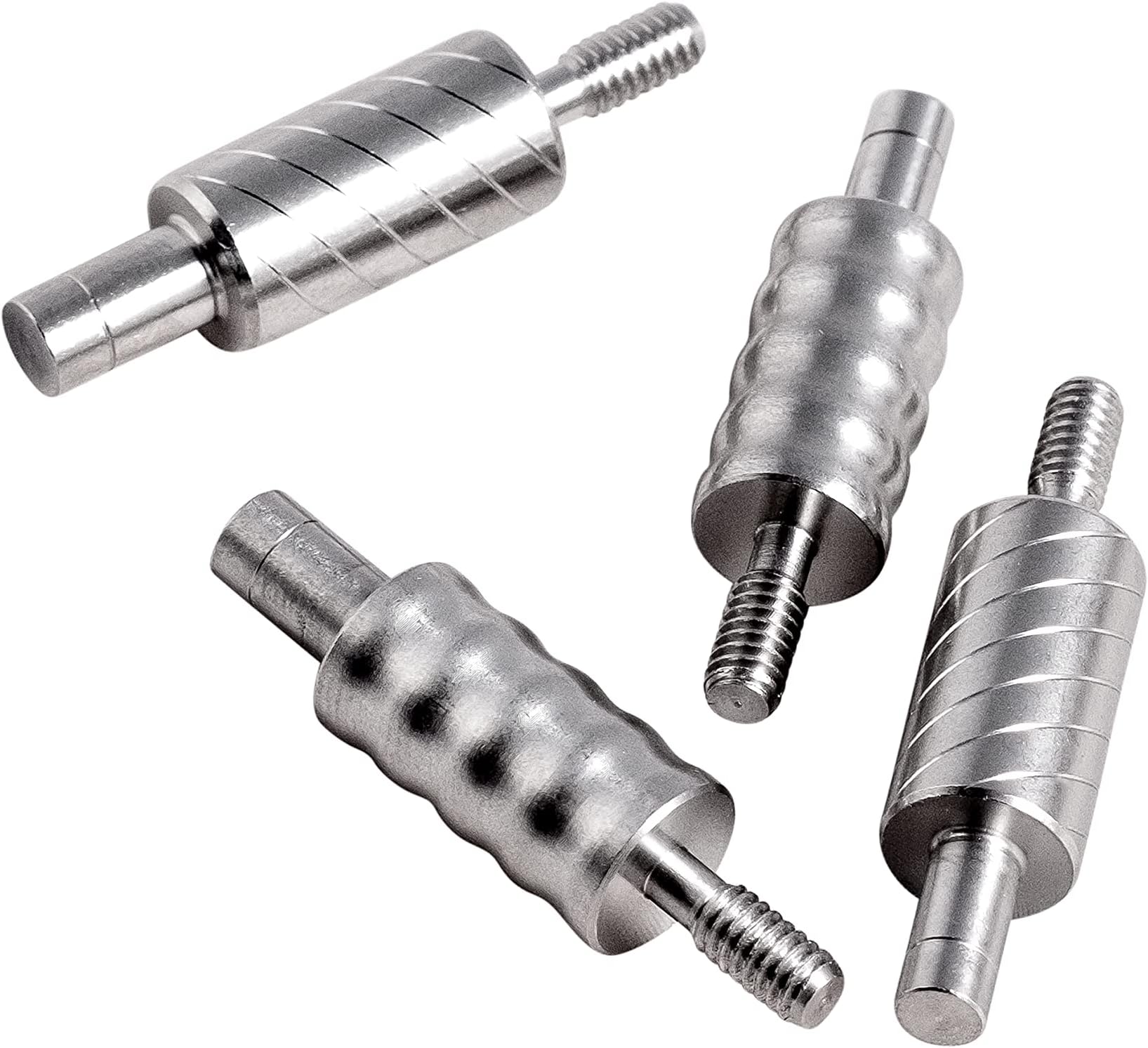 Burstfire Primer Pocket Gauge Set- Large & Small - for Reloading/Case Prep (Large & Small GO & NO-GO Gauge Set)