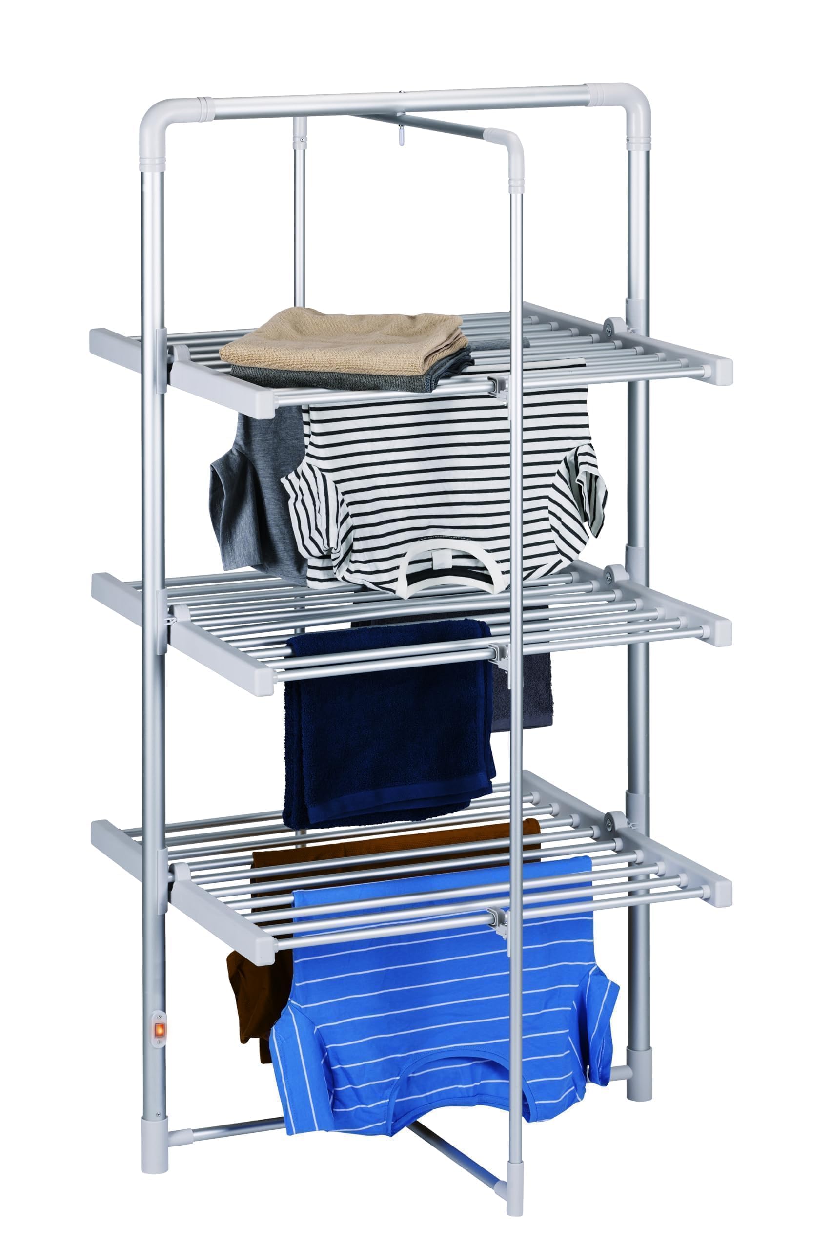 Dirt Devil Stendibiancheria elettrico – Stendibiancheria a torre – Torre di asciugatura – 230 V – 21 m – 30 aste