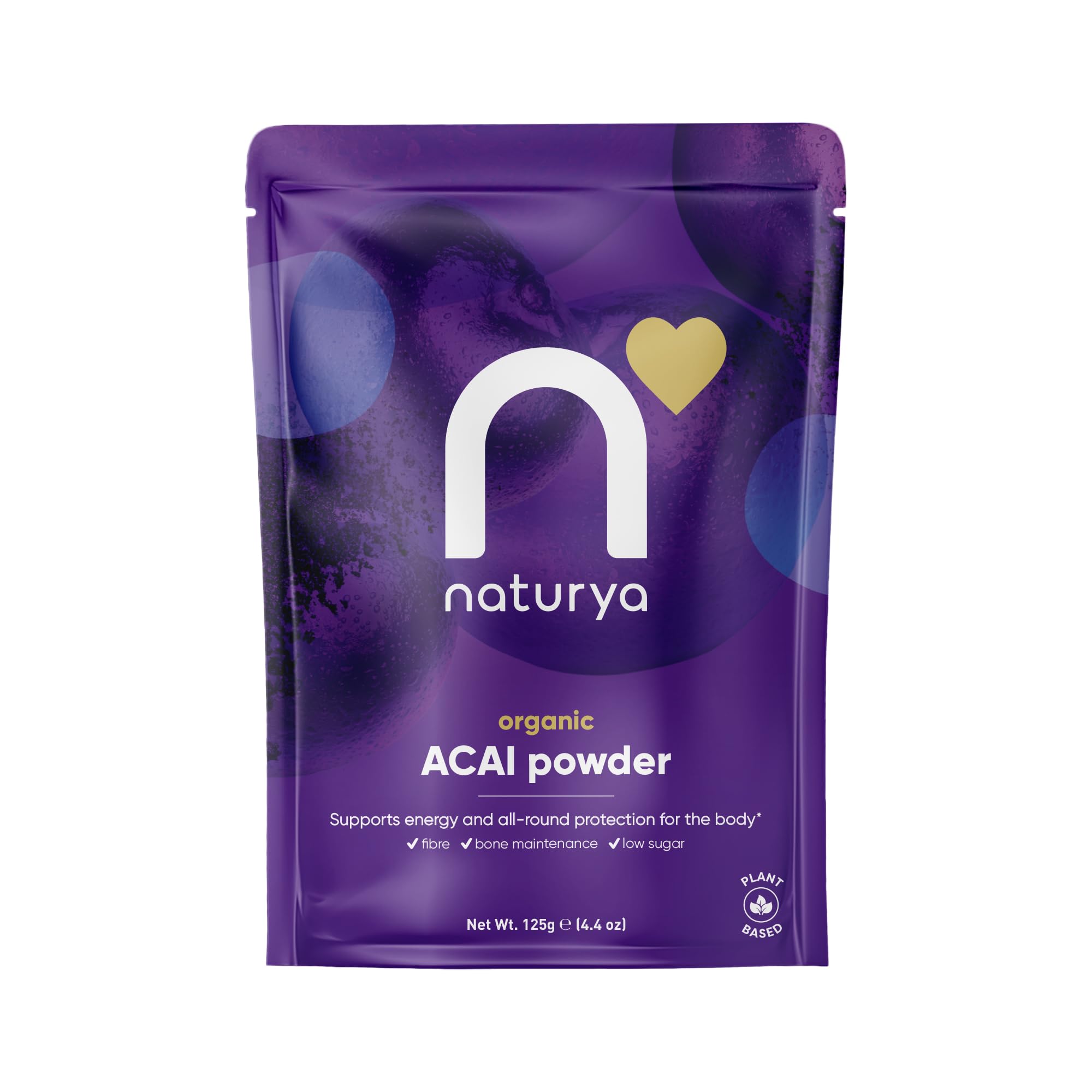 Naturya Organic Acai Powder, 125g