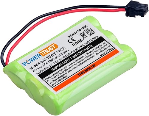 Miniatura 3 de Paquete de 3 baterías recargables de teléfono inalámbrico BT-446 para Uniden BT446 BP-446 BP446 BT-1005 BT1005 TRU8885 TRU8885-2 TRU88852 TRU8888