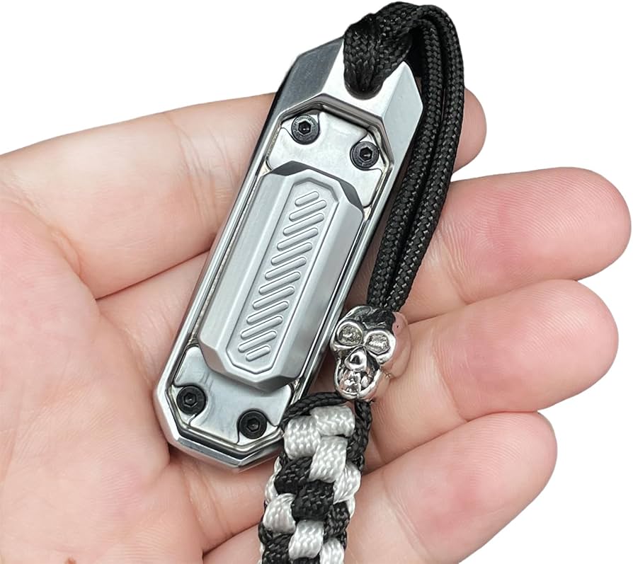 Amazon | EDC Fidget Push Slider 大人の金属フィジェットトイシルバー