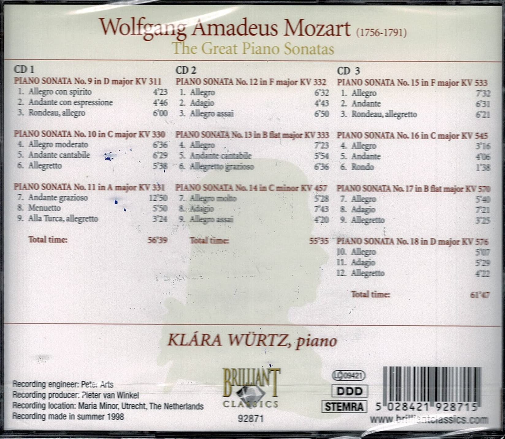 Great Piano Sonatas