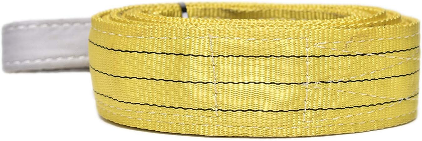 Raging Bull Ultimate Recovery Tow Strap-Reinforced Loop (3" x 10') - Emergency Off Road Towing Rope