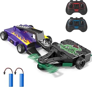 ADUSRIZ Remote Control Battle Robots, 2-Player Battle Robot Toy for Kids, Fighting Robots Game Set, STEM Toys Gifts for Bo...