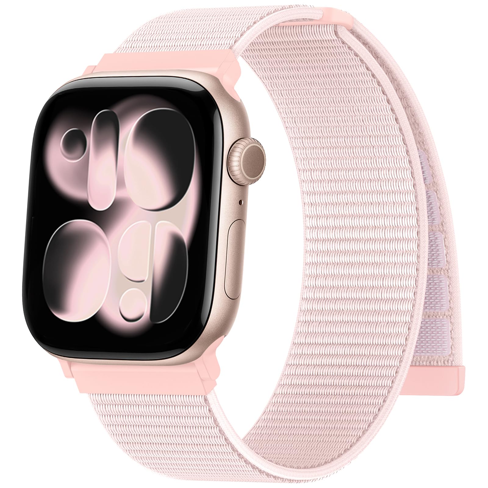 Jiamus Nylon Armband kompatibel mit Apple Watch Armband 44mm 40mm 42mm 49mm 45mm 46mm 41mm 38mm Damen Herren, Sport Loop Band für iWatch Ultra SE 3 2 1 Series 11 10 9 8 7 6 5 4 3 2 1