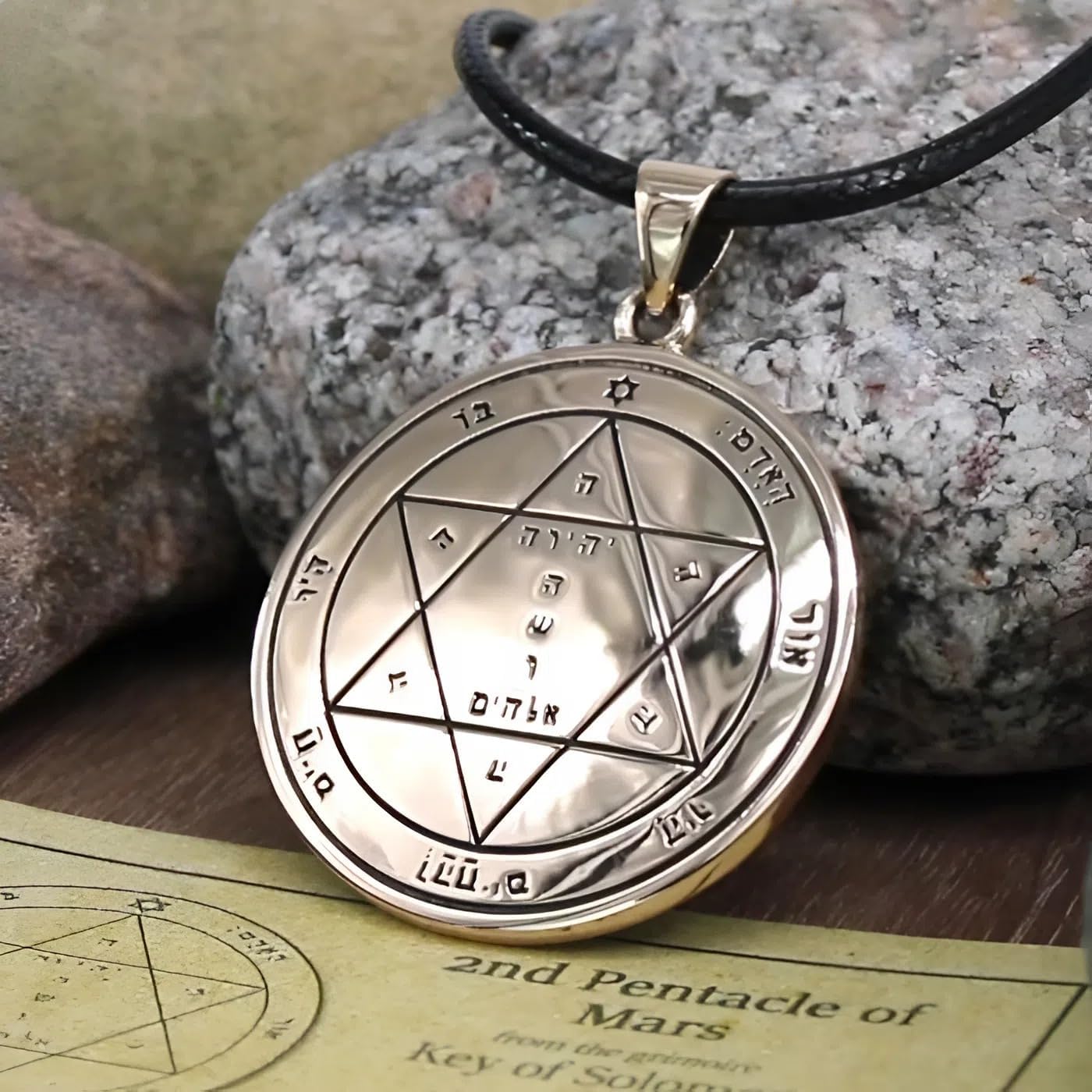 Moonlight Mysteries Bronze Second Pentacle of Mars Talisman for Health