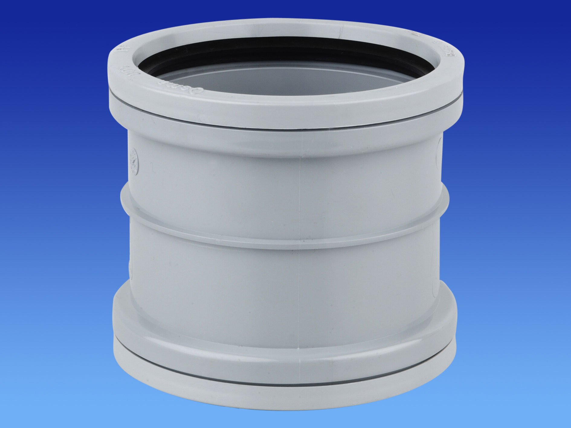 Wavin OSMA Ring Seal OSMASOIL 3S105 Grey 82MM D/S Slip Double Repair Socket