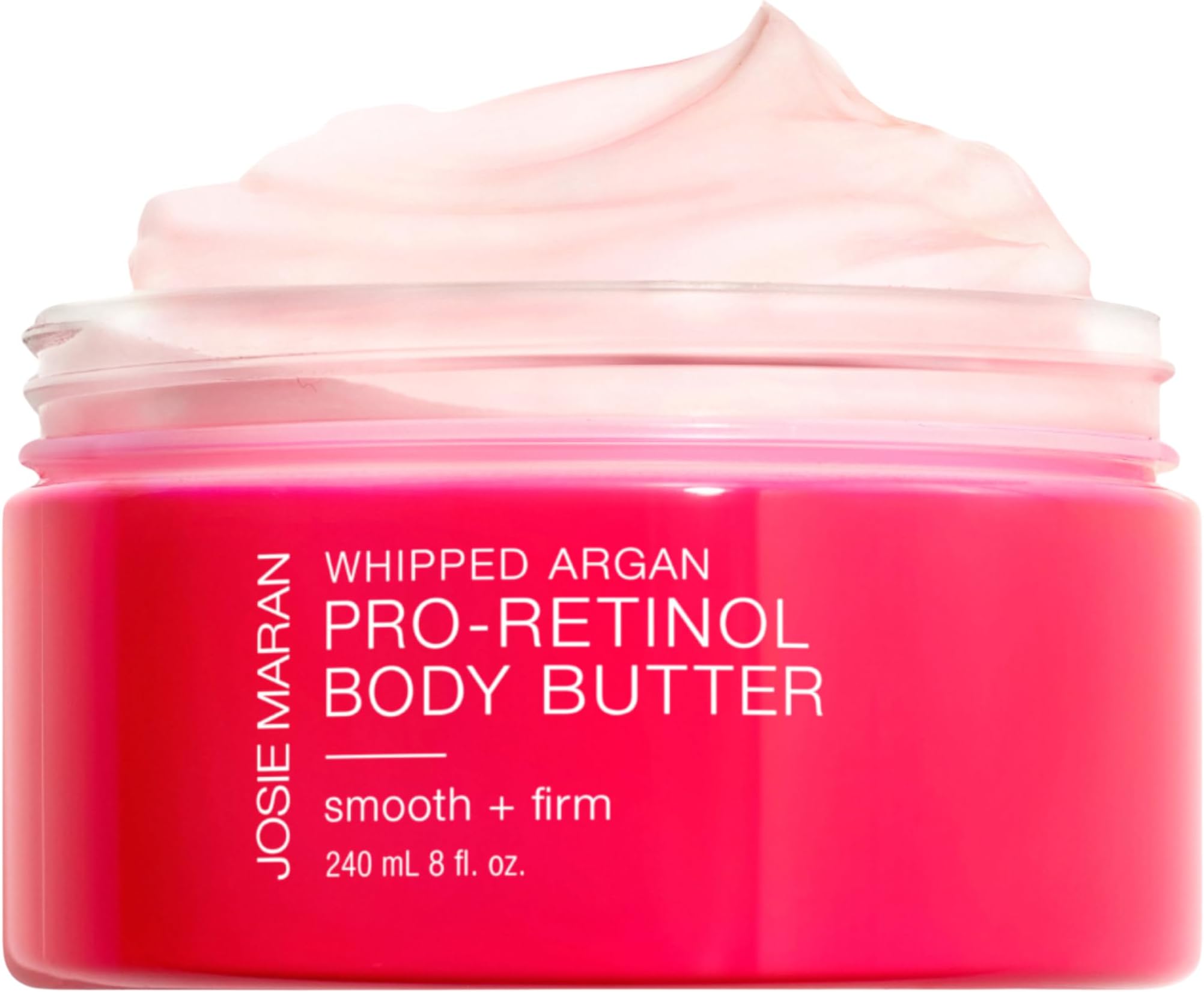 Whipped Argan Pro-Retinol Body Butter - Ultra-Hydrating Retinol Body Cream with Air-Whipped 100% Pure Argan Oil - Smooth, Soothe & Improve the Look of Fine Lines - Unscented (8 Oz)
