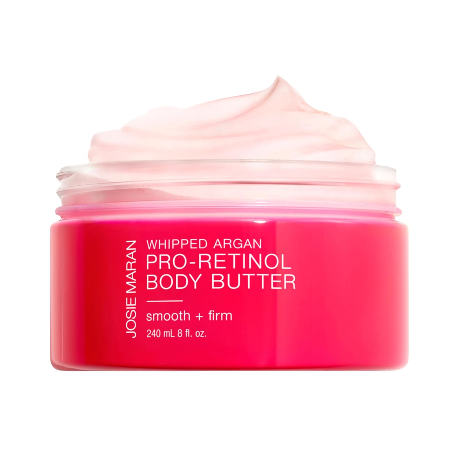 Josie Maran Whipped Argan Pro-Retinol Body Butter – Ultra-Hydrating Retinol Body Cream with Air-Whipped 100% Pure Argan Oil – Smooth, Soothe & Improve the Look of Fine Lines – Unscented (8 Oz)