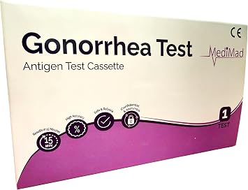 Gonorrhea Test Male or Female Pro GP Swab Tests STI STD Kit Test CE