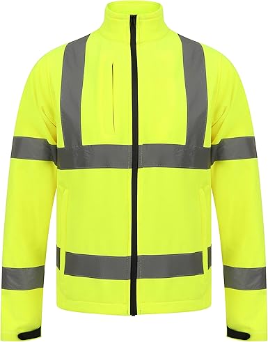 High Visibility Soft Shell Jacket | Sugdens | Corporate Clothing, Uniforms And Workwear - View #2