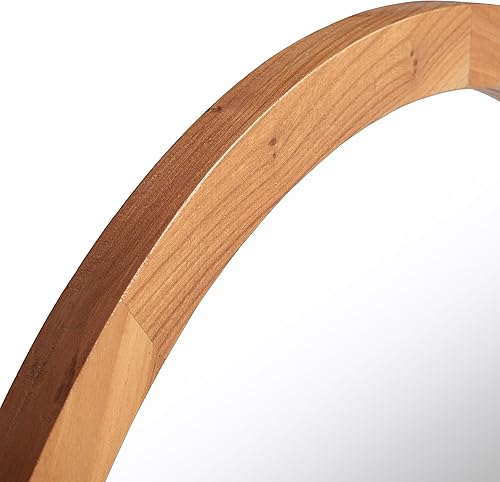 Miniatura 4 de Safavieh Home Collection Danya Natural - Espejo de pared ovalado decorativo de 24 x 35 pulgadas para dormitorio, sala de estar, baño, entrada