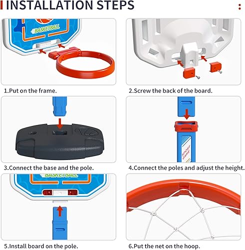 Miniatura 7 de QDRAGON Mini aro de baloncesto