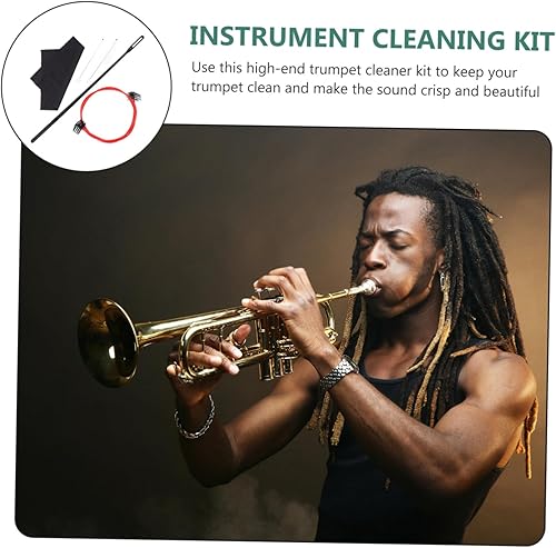 Miniatura 2 de 5 Sets Small Cleaning Tool Trombone Cleaning Kit for Trumpets Cleaning Maintenance Kit Trumpet Lira Trombone Nylon Flexible Brush