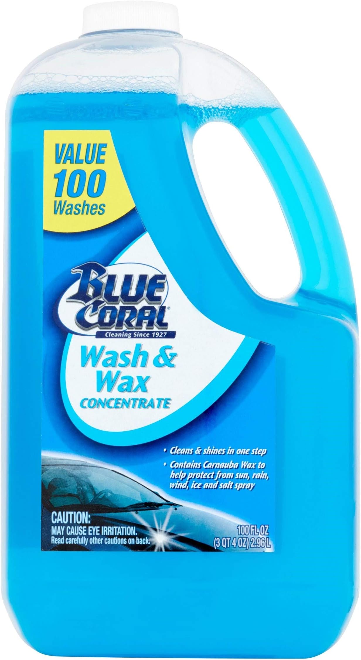 Blue Coral Wash & Wax Concentrate, 100 washes, 100 fl oz