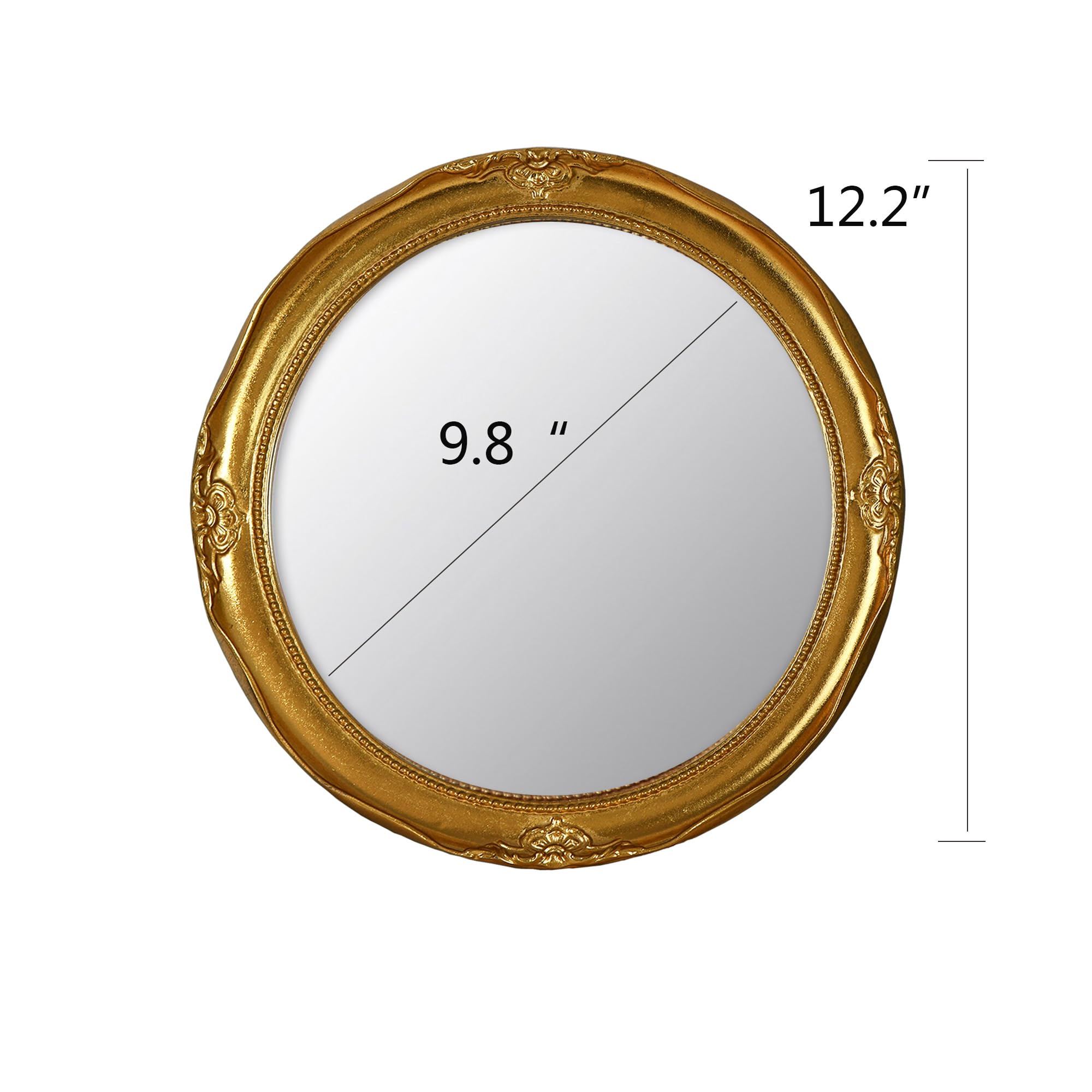 Amazon.com: Funerom Vintage Decorative Wall Mirror Hanging Mirror