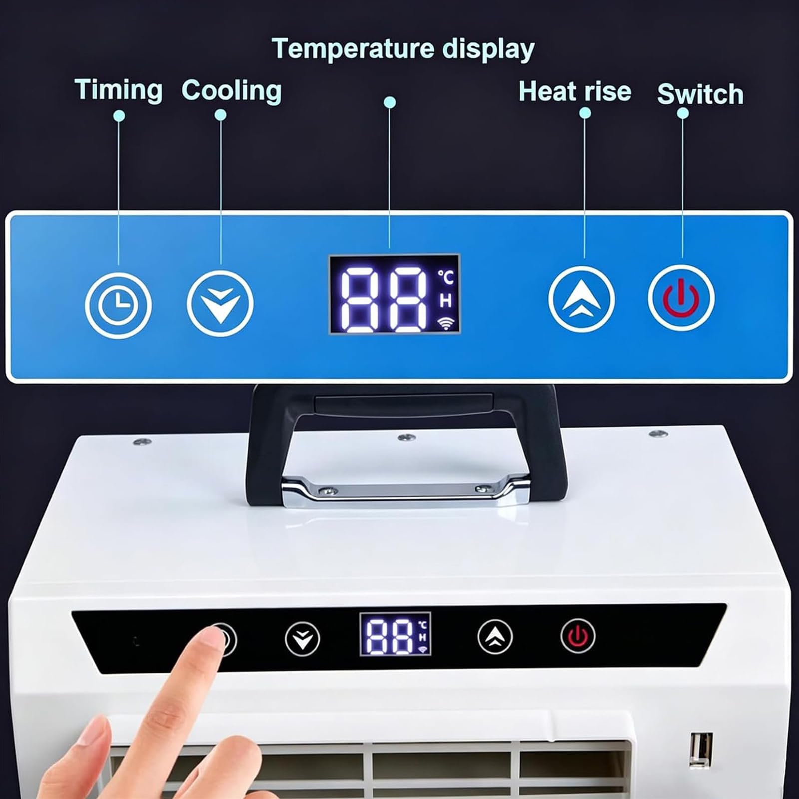 Climatiseur split portable 3000BTU,climatiseur camping-car ou tente
