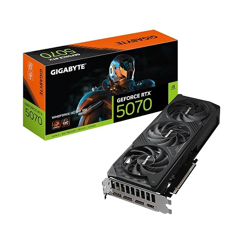 GIGABYTE GeForce RTX 5070 WINDFORCE OC Graphics Card