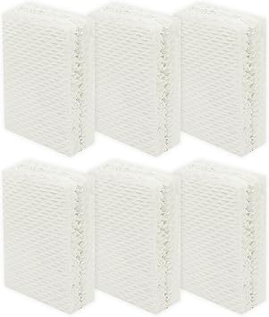 DFD 6-Pack WF813 Humidifier Filter Compatible with Equate Eqwf813 Eq-2119-Ul,Replacement for ReliOn RCM-832,RCM-832N and ProCare PCWF813 Cool Mist Humidifiers Wick Filters