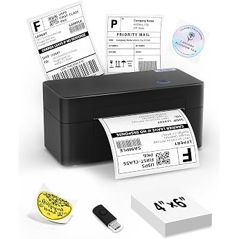DB402 Label Printer DHL Thermal Printer USB with 20 Labels