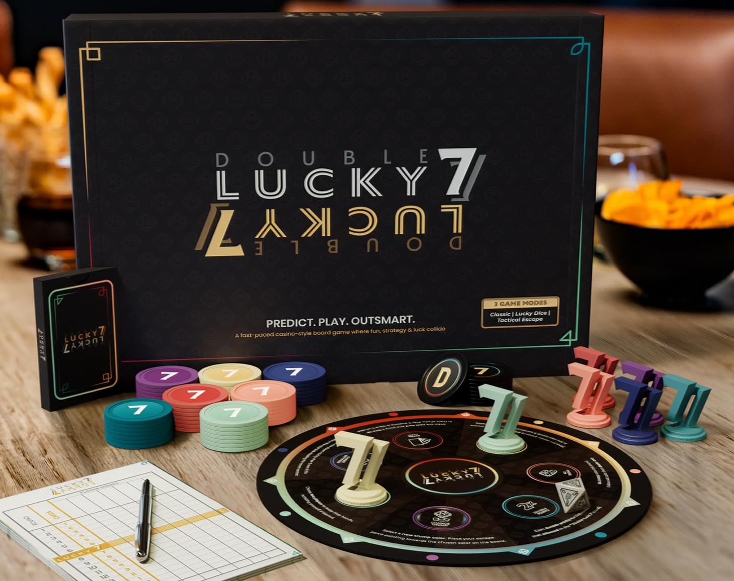 Édition Roue de la Fortune - Nouveau Jeu de société pour Adultes et familles - 2 à 7 Joueurs - Jeu de Plateau et de Cartes en Un - Jeu Familial pour Petits et Grands