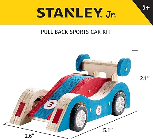 Miniatura 3 de Stanley Jr Kit de casa de pájaros para niños y adultos, fácil montaje, kit de pintura de casa de pájaros de madera, pintura y cepillos incluidos