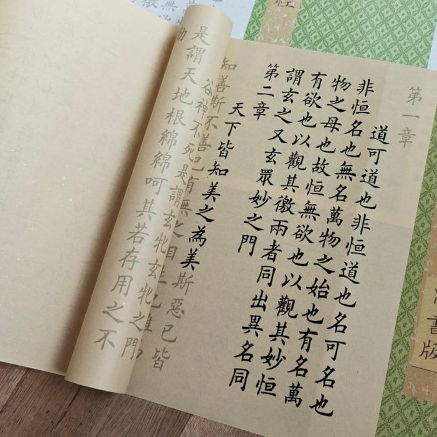 LEEDJUINE Tao Te Ching Long Scroll Copybook Calligraphy Tracing Book