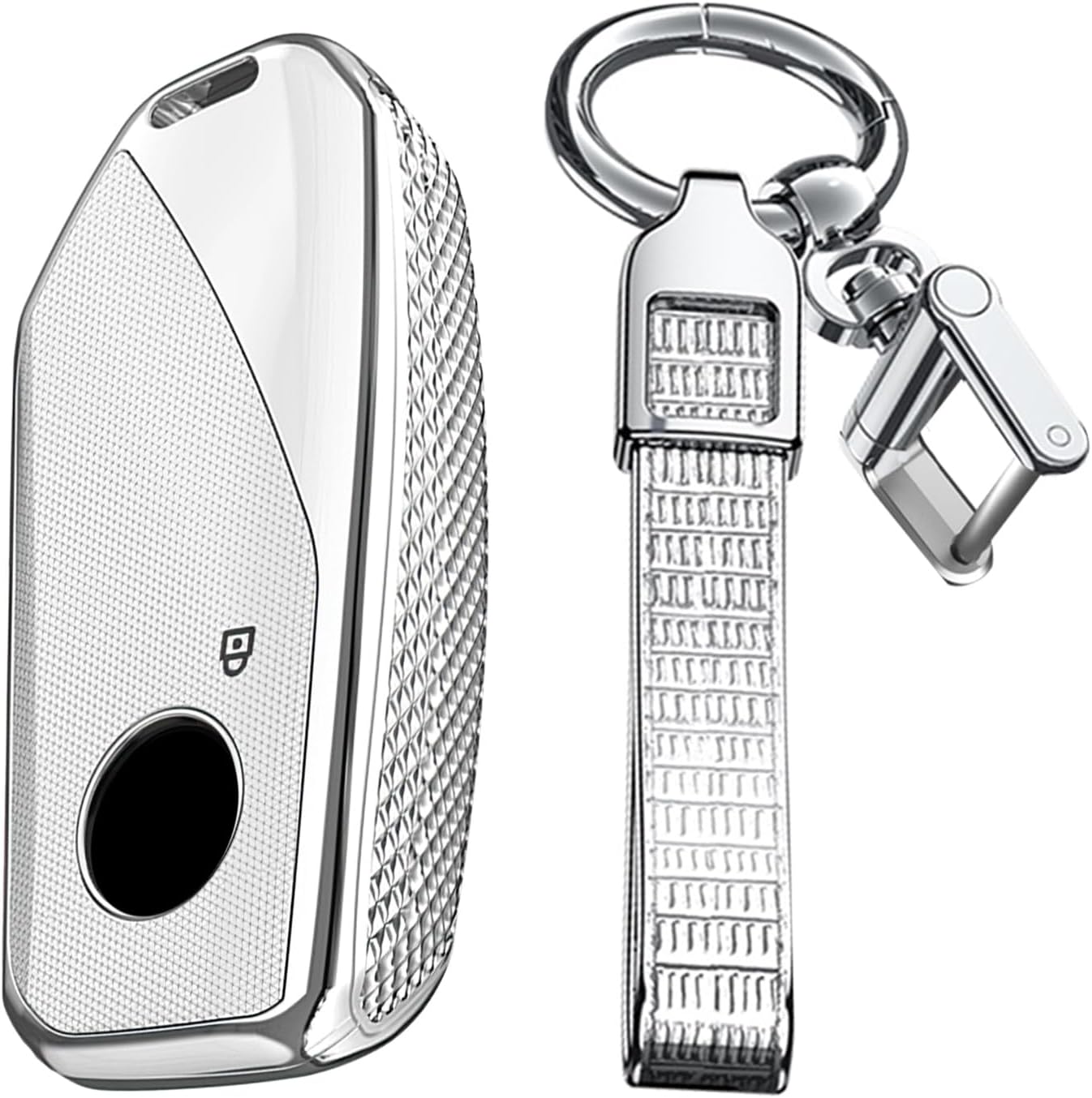 KUNIO Car Key Fob Cover Case Fit for BMW Energy Ix I7 X7 7 Series XM I4 G07 U11 Key Protective Cover Keychain PC Key Holder