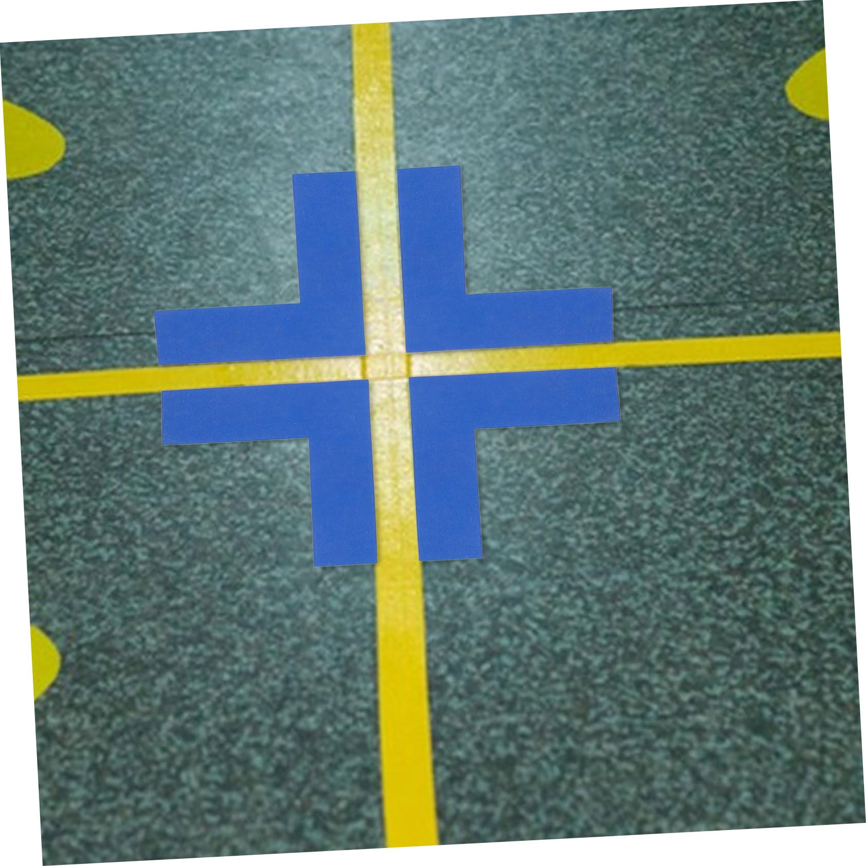 KICHOUSE L Shape Floor Marking Tapes 8pk Rug Corner Grippers Anti-slip Stair Strips Workplace Safety