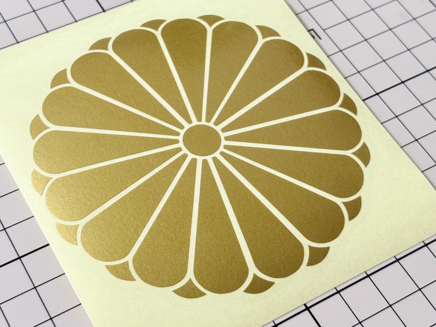 Amazon.co.jp: 【kamon-011-10cm】家紋切り文字ステッカー【十六八重表