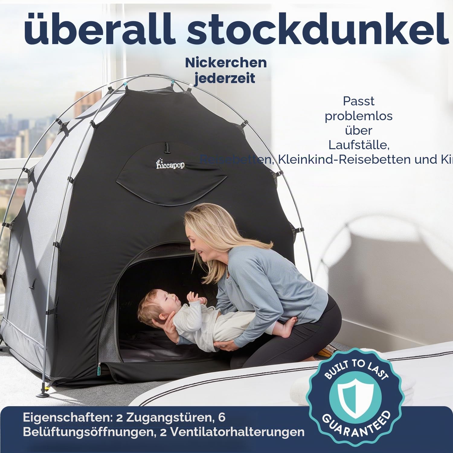 hiccapop Daydreamer Verdunkelungszelt (Eltern)