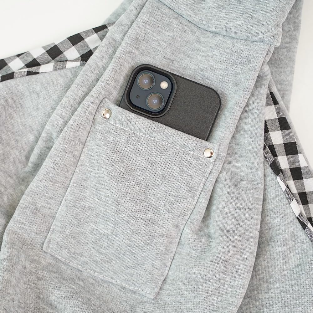 Cute Plush Sloth Dog Carrier Bag, Hands-Free Pet Sling (Black)